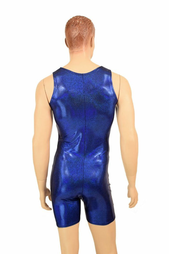 Mens Blue Singlet Romper - Coquetry Clothing