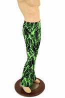 Mens Bootcut Leggings in Neon Lightning - Coquetry Clothing