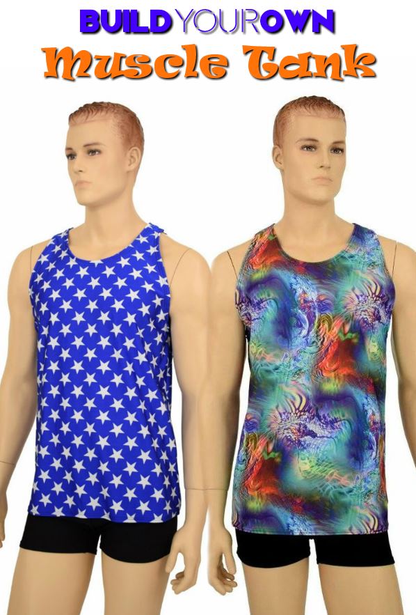 Mens Build Your Own Muscle Tank - 1