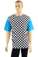 Mens Color Blocked Crew Neck Tee - Coquetry Clothing