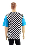 Mens Color Blocked Crew Neck Tee - Coquetry Clothing
