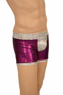Mens Contrast Leg Band Lowrise Aruba shorts - Coquetry Clothing