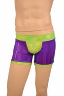 Mens Contrast Leg Band Lowrise Aruba shorts - Coquetry Clothing