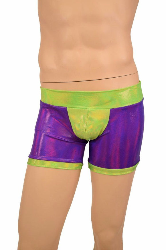 Mens Contrast Leg Band Lowrise Aruba shorts - Coquetry Clothing