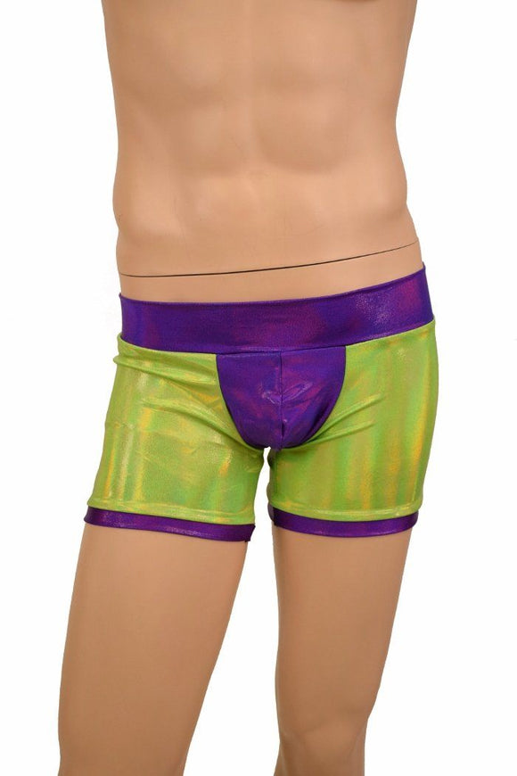 Mens Contrast Leg Band Lowrise Aruba shorts - Coquetry Clothing
