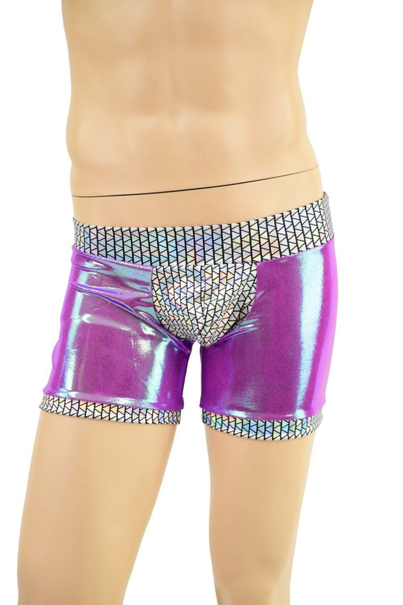 Mens Contrast Leg Band Lowrise Aruba shorts - Coquetry Clothing
