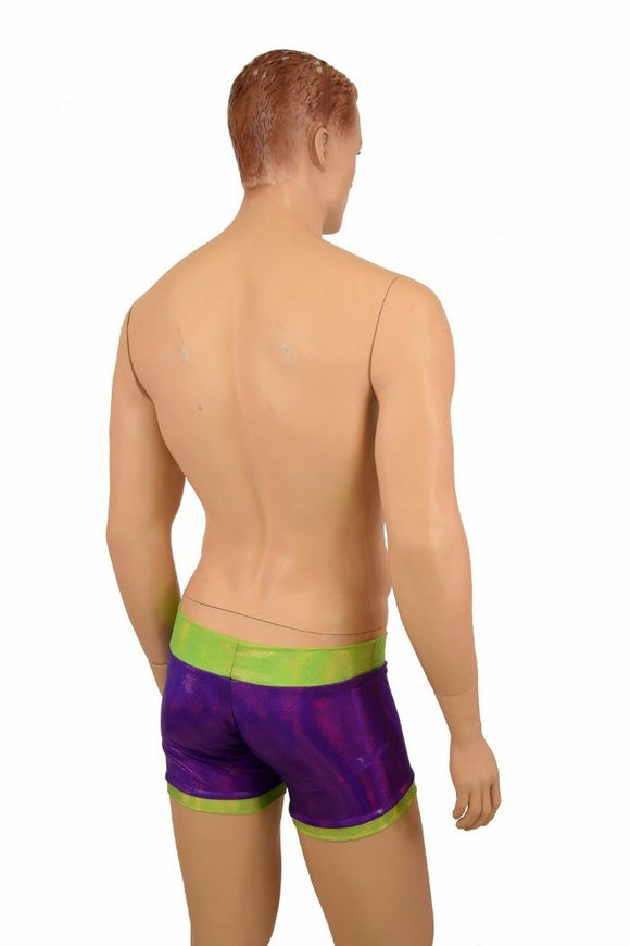 Mens Contrast Leg Band Lowrise Aruba shorts - Coquetry Clothing