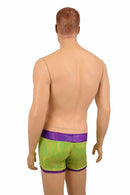 Mens Contrast Leg Band Lowrise Aruba shorts - Coquetry Clothing