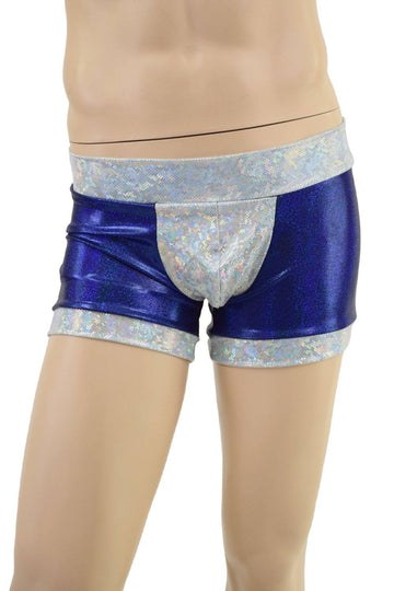 Mens Contrast Leg Band Lowrise Aruba Shorts - Coquetry Clothing