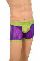 Mens Contrast Leg Band Lowrise Aruba shorts - Coquetry Clothing