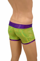 Mens Contrast Leg Band Lowrise Aruba shorts - Coquetry Clothing