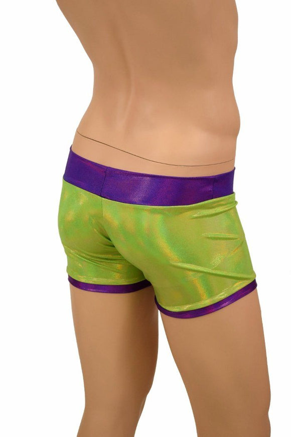 Mens Contrast Leg Band Lowrise Aruba shorts - Coquetry Clothing