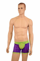 Mens Contrast Leg Band Lowrise Aruba shorts - Coquetry Clothing