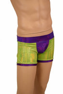 Mens Contrast Leg Band Lowrise Aruba shorts - Coquetry Clothing