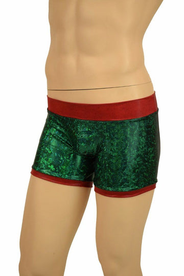 Mens Contrast Leg Band Lowrise Aruba shorts - Coquetry Clothing