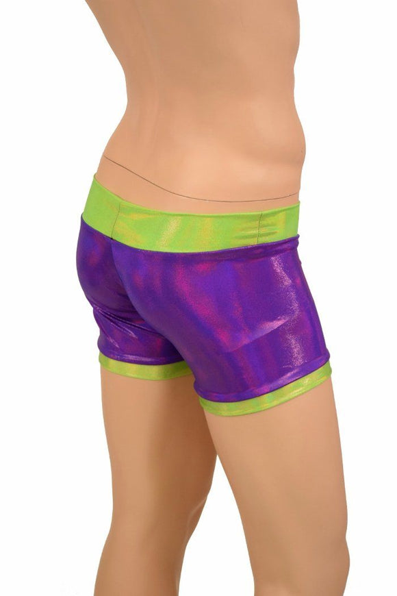 Mens Contrast Leg Band Lowrise Aruba shorts - Coquetry Clothing