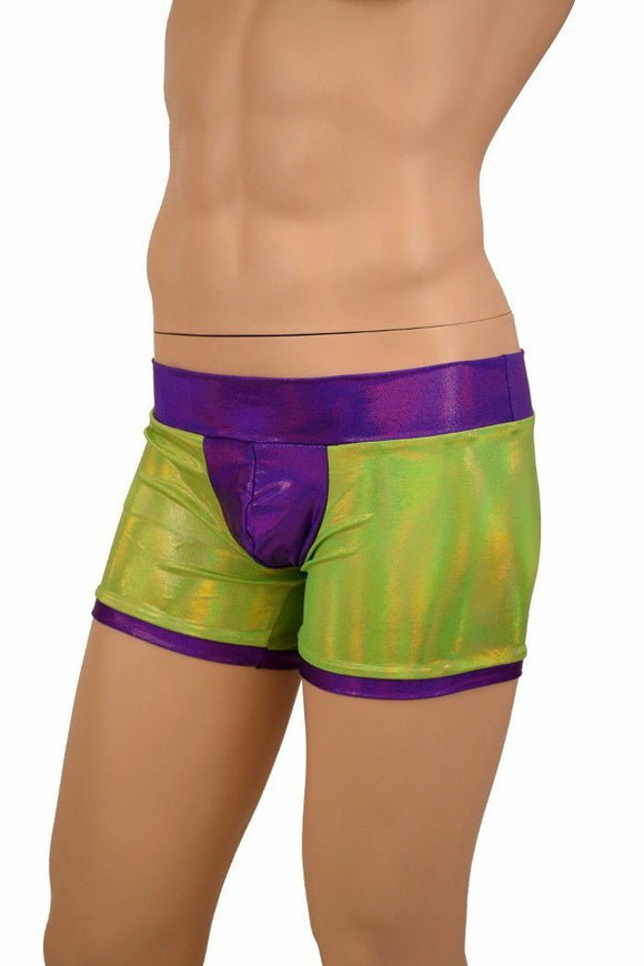 Mens Contrast Leg Band Lowrise Aruba shorts - Coquetry Clothing