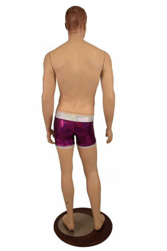 Mens Contrast Leg Band Lowrise Aruba shorts - Coquetry Clothing
