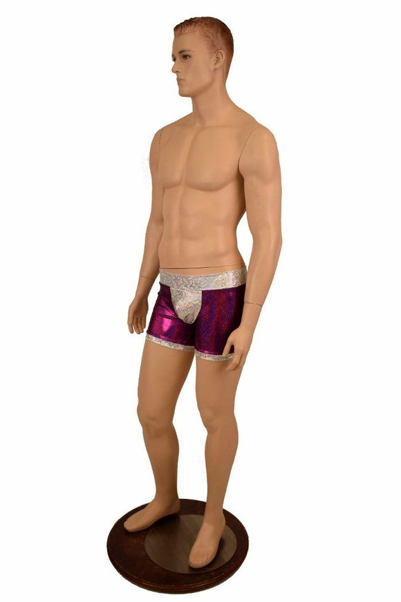 Mens Contrast Leg Band Lowrise Aruba shorts - Coquetry Clothing