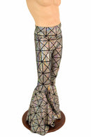Mens Cracked Tile Bell Bottom Flares - Coquetry Clothing