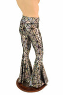 Mens Cracked Tile Bell Bottom Flares - Coquetry Clothing