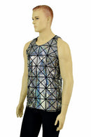Mens Cracked Tile Muscle Tank - Coquetry Clothing