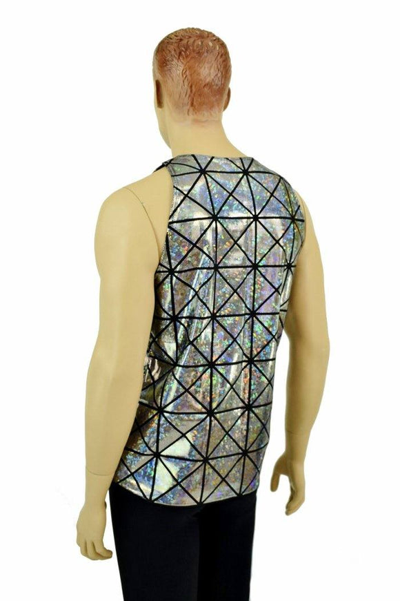 Mens Cracked Tile Muscle Tank - Coquetry Clothing