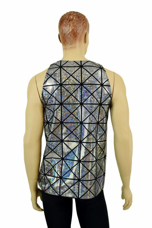 Mens Cracked Tile Muscle Tank - Coquetry Clothing