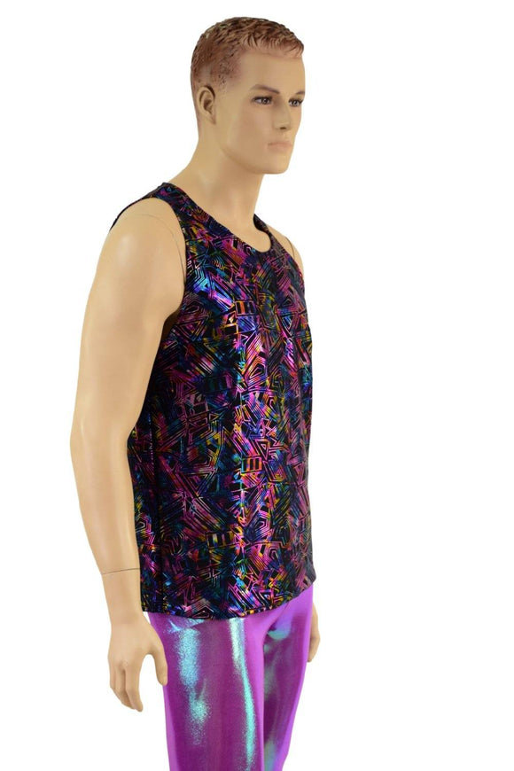 Mens CyberSpace Muscle Tank - Coquetry Clothing