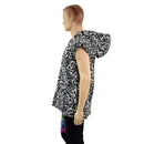 Mens Double Minky Snap Front Hooded Vest - Coquetry Clothing