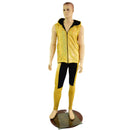 Mens Fully Lined Zipper Front Hooded Vest with Pockets - Coquetry Clothing