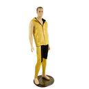 Mens Fully Lined Zipper Front Hooded Vest with Pockets - Coquetry Clothing
