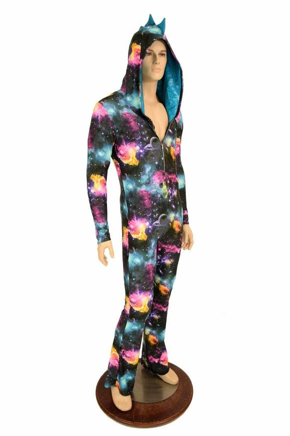 Mens Galaxy Dragon Bootcut Catsuit - Coquetry Clothing