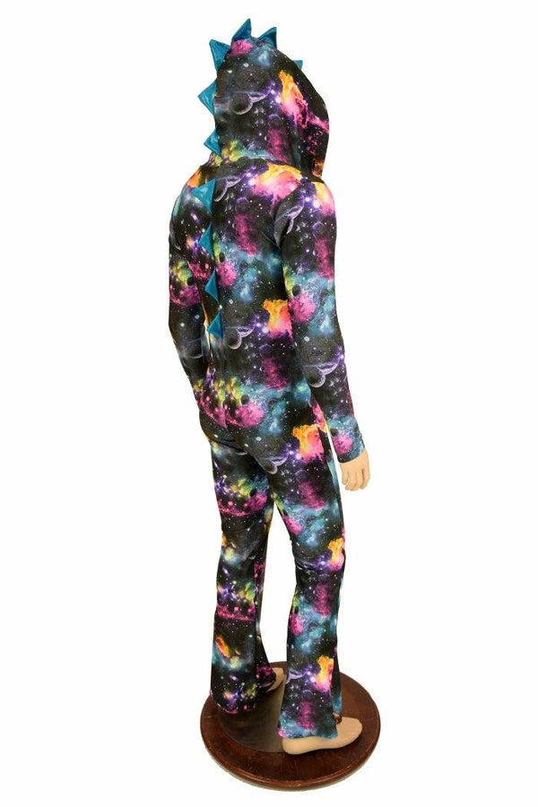 Mens Galaxy Dragon Bootcut Catsuit - 4