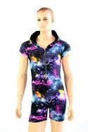 Mens Galaxy Romper with Zipper - 5