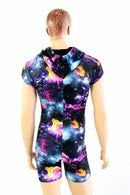 Mens Galaxy Romper with Zipper - Coquetry Clothing