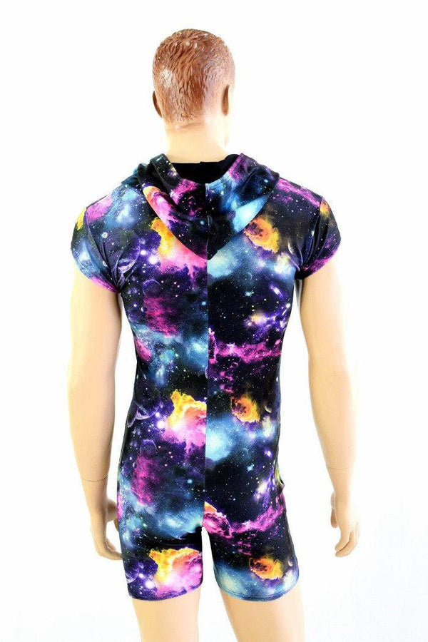 Mens Galaxy Romper with Zipper - 6