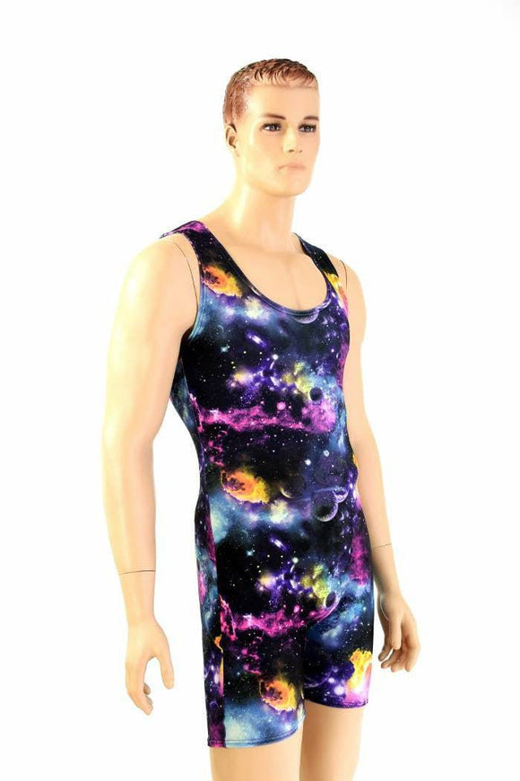 Mens Galaxy Singlet Romper - Coquetry Clothing