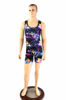 Mens Galaxy Singlet Romper - Coquetry Clothing