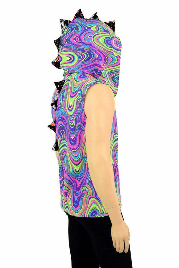 Mens Glow Worm Dragon Hoodie - Coquetry Clothing