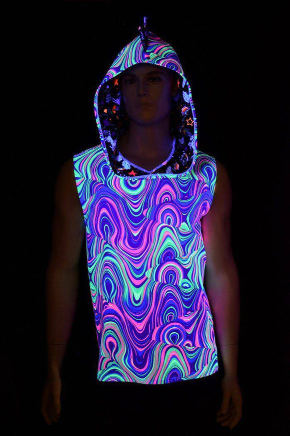 Mens Glow Worm Dragon Hoodie - Coquetry Clothing