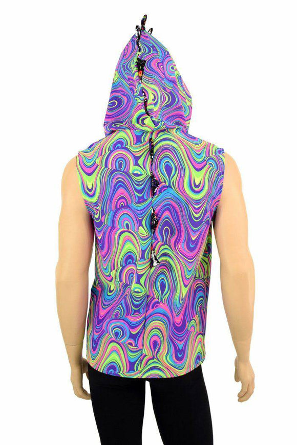 Mens Glow Worm Dragon Hoodie - Coquetry Clothing