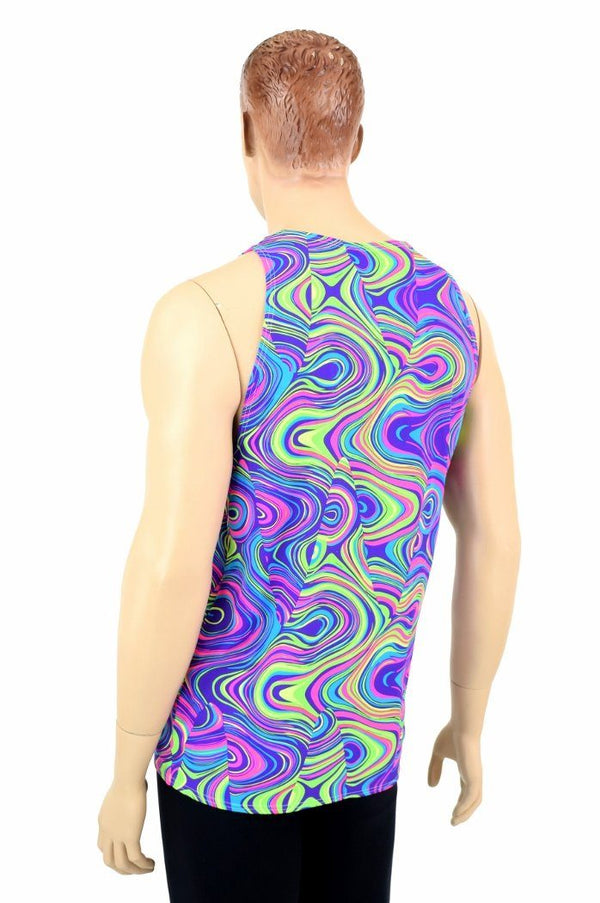 Mens Glow Worm Muscle Tank - 6