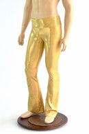 Mens Gold Bootcut Pants - Coquetry Clothing