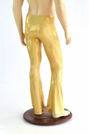 Mens Gold Bootcut Pants - Coquetry Clothing