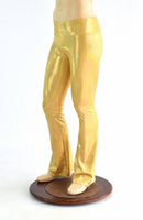 Mens Gold Bootcut Pants - Coquetry Clothing