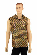 Mens Green & Gold Dragon Hoodie - Coquetry Clothing