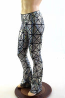 Mens Holographic Bootcut Leggings - Coquetry Clothing