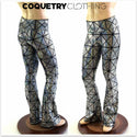 Mens Holographic Bootcut Leggings - 6