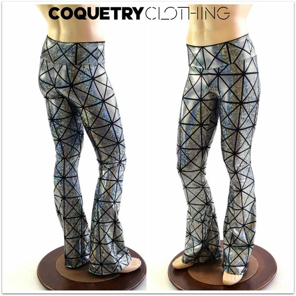 Mens Holographic Bootcut Leggings - 6